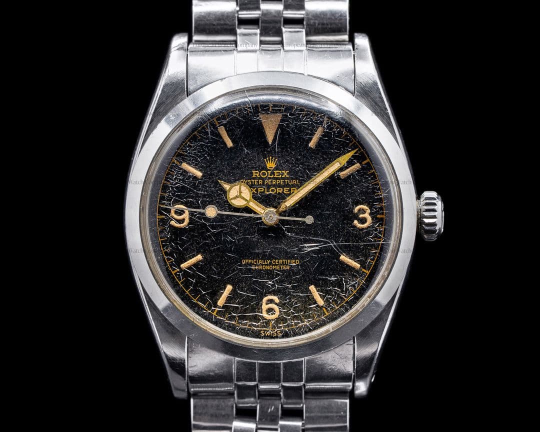 Rolex Vintage Explorer I 6610 Gilt "Chapter Ring" Dial ORIGINAL OWNER