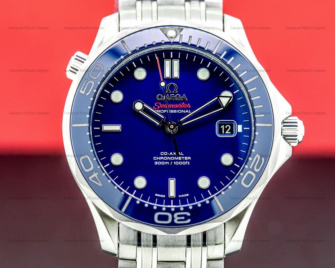Omega Seamaster Professional Blue Dial Co-Axial SS / SS 