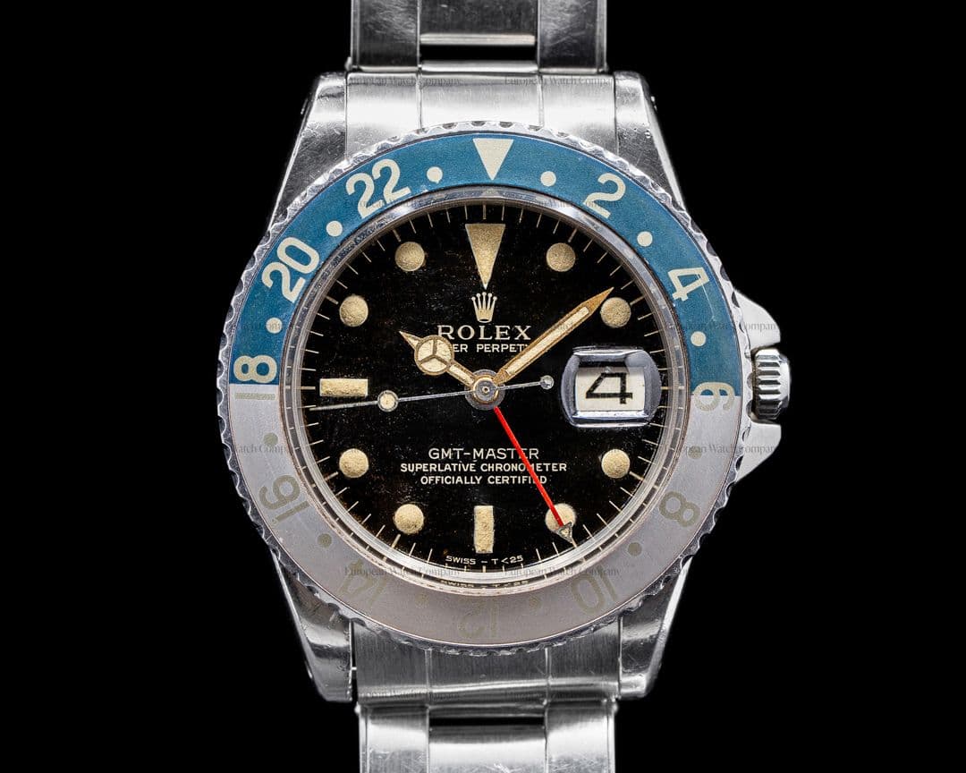 Rolex Vintage GMT Master Gilt Gloss PCG Military Provenance 1964