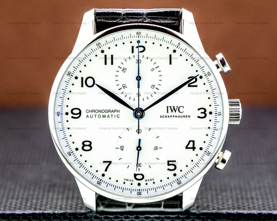 IWC Portuguese Chronograph SS Lacquered Dial 150th Anniversary Limited