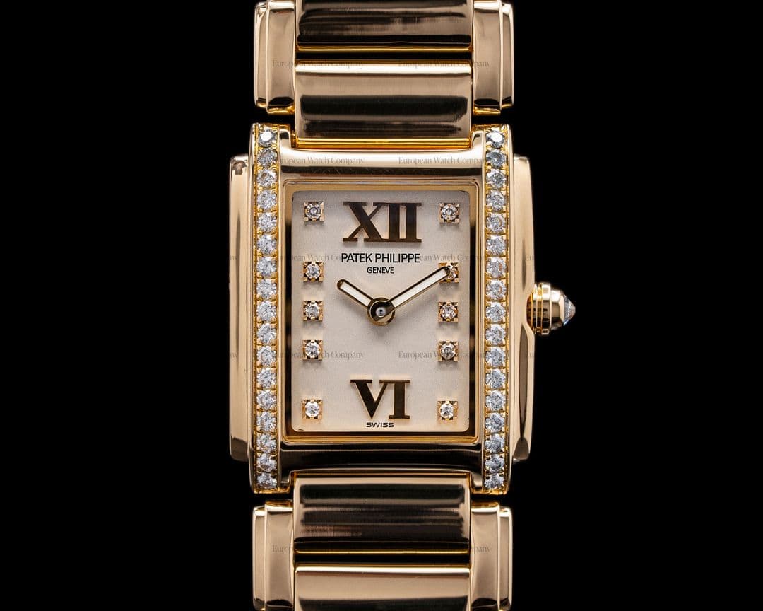 Patek Philippe Ladies Twenty 4 4908/11R 18K RG / Diamond Dial 