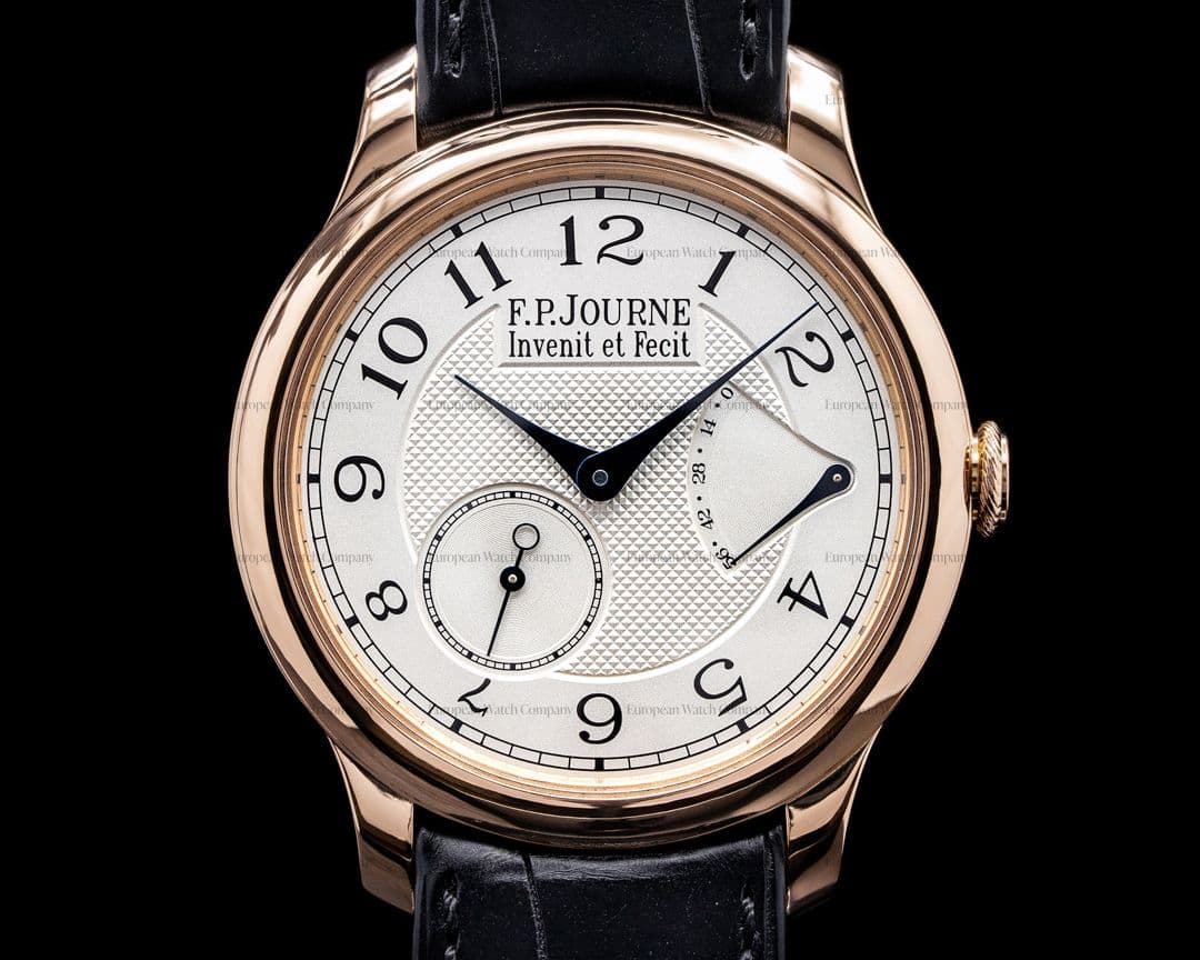 F. P. Journe Chronometre Souverain Red Gold / Silver Dial 40MM 