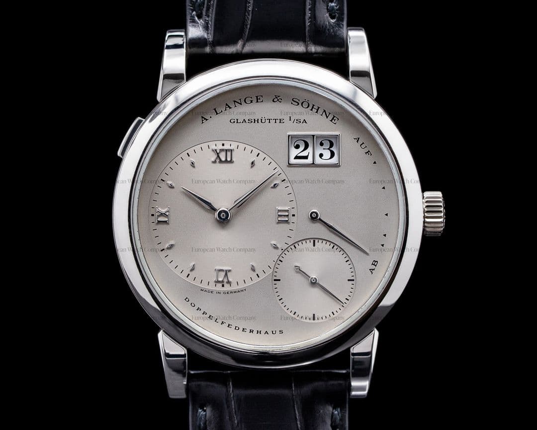 A. Lange and Sohne Lange 1 101.025 Platinum "STEALTH" Silver Dial