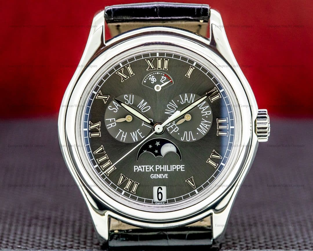 Patek Philippe Annual Calendar 5056P Power Reserve Grey Dial Platinum 