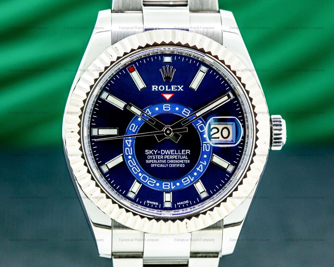 Rolex Sky Dweller 326934 Steel Blue SS / Bracelet 