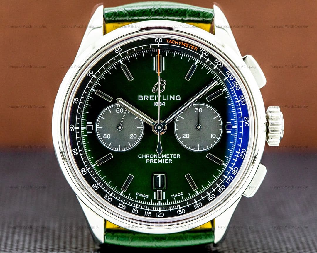 Breitling Premier B01 Bentley Chronograph British Green 42 SS
