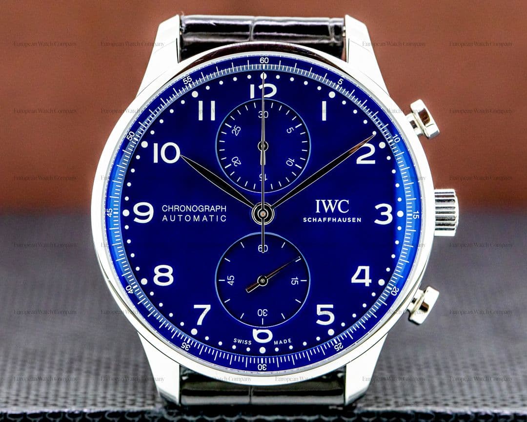 IWC Portugieser Chronograph Blue Dial Edition "150 Years" LIMITED