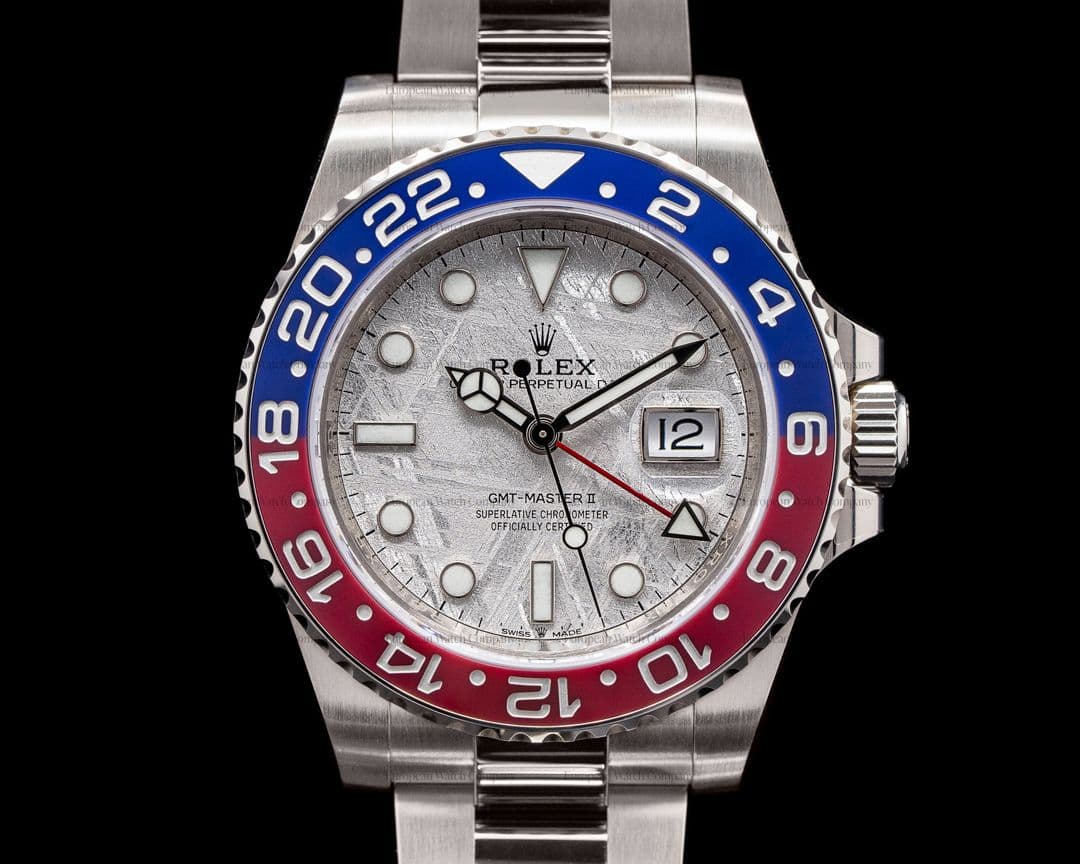 Rolex GMT Master II  126719 Meteorite Ceramic "Pepsi" 18K White Gold UNWORN 20