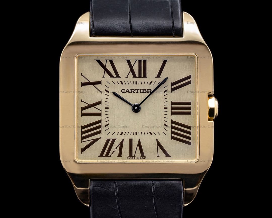 Cartier Santos Dumont Rose Gold Manual Wind 35MM