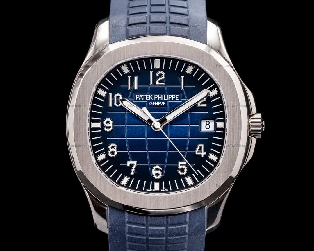 Patek Philippe Aquanaut 5168G 18K White Gold / Blue Dial 2019