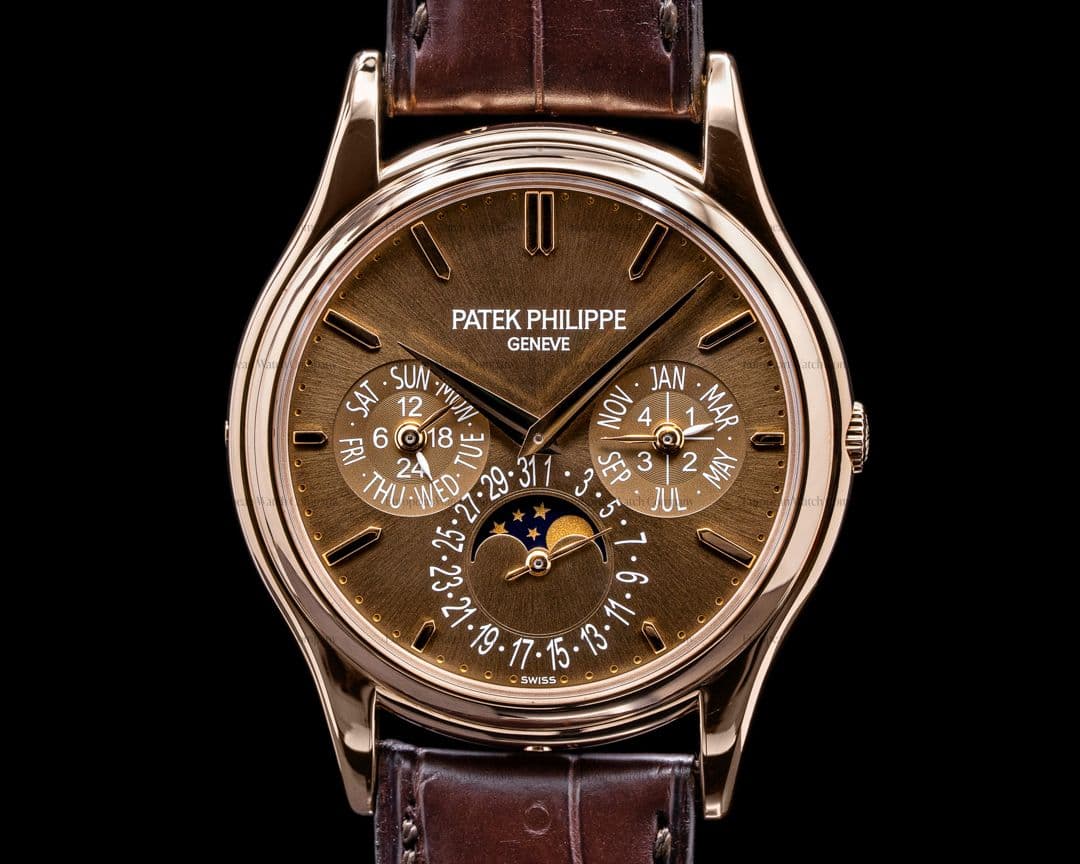 Patek Philippe Perpetual Calendar 5140 Brown Dial 18K Rose Gold