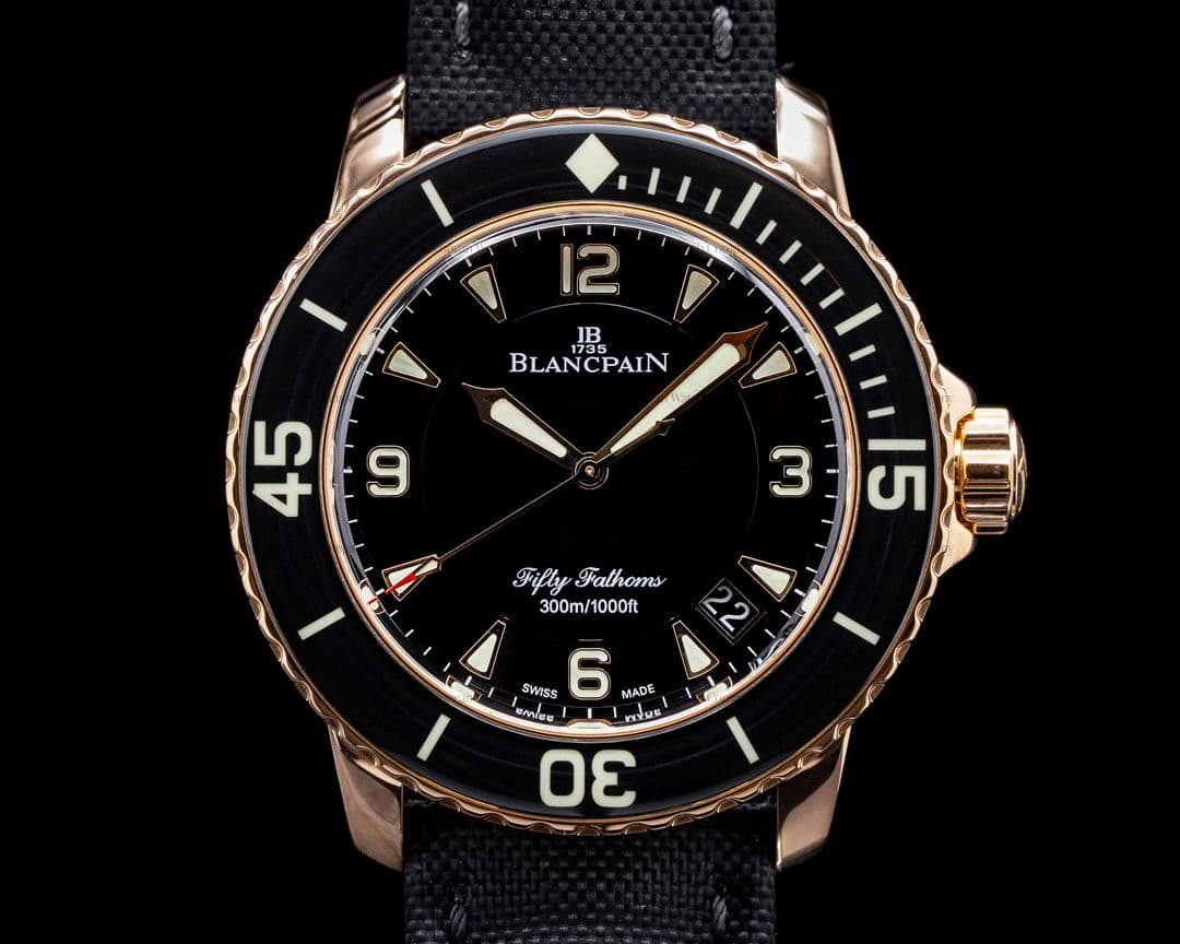 Blancpain Fifty Fathoms 18K Rose Gold / Kevlar 