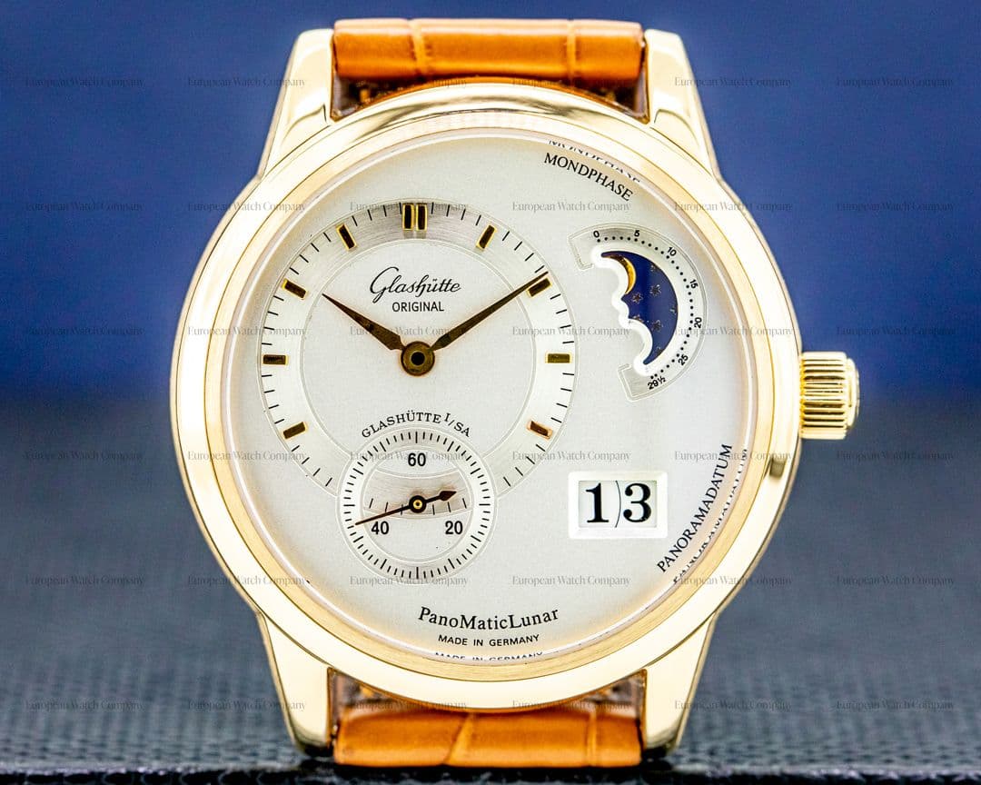 Glashutte Original Panomatic Lunar 18K Rose Gold