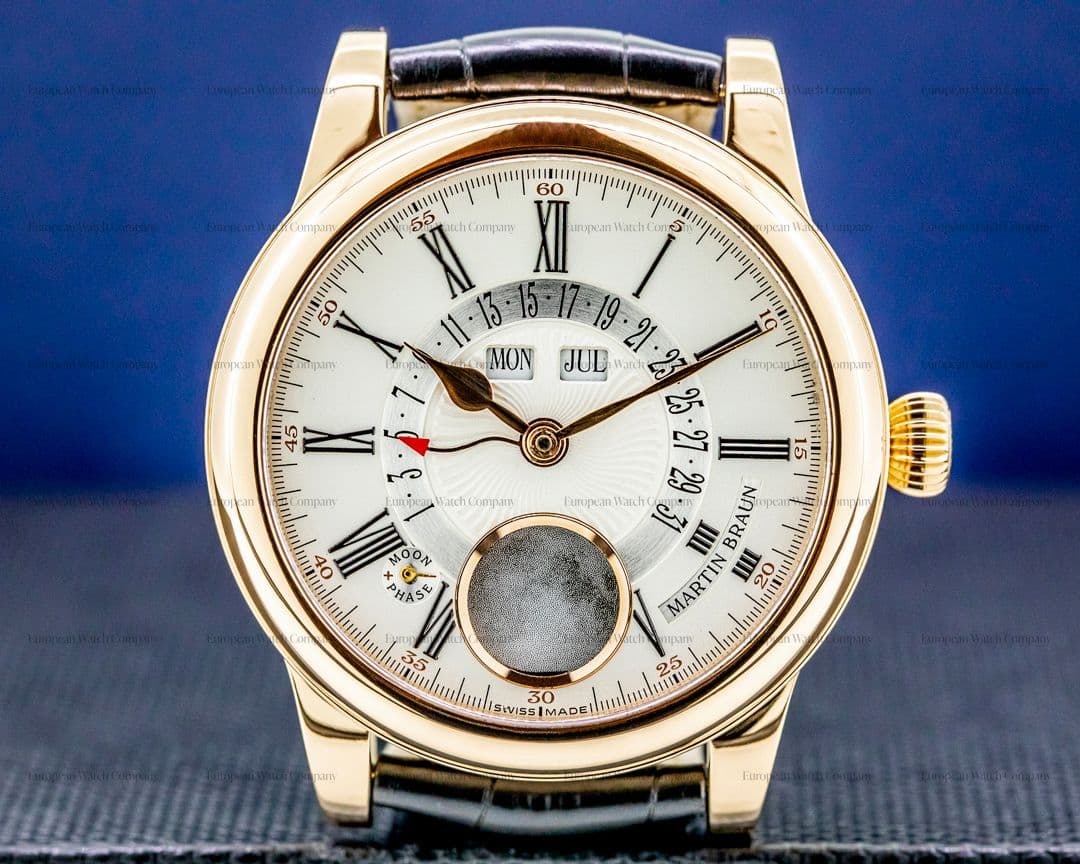 Martin Braun Kephalos Annual Calendar 18K Rose Gold 44.5MM