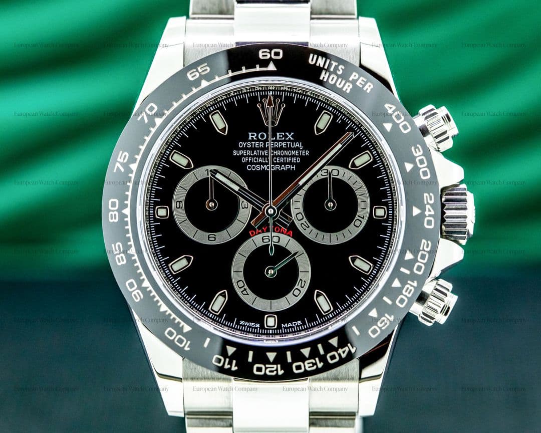 Rolex Daytona 116500LN Ceramic Bezel SS / Black Dial 