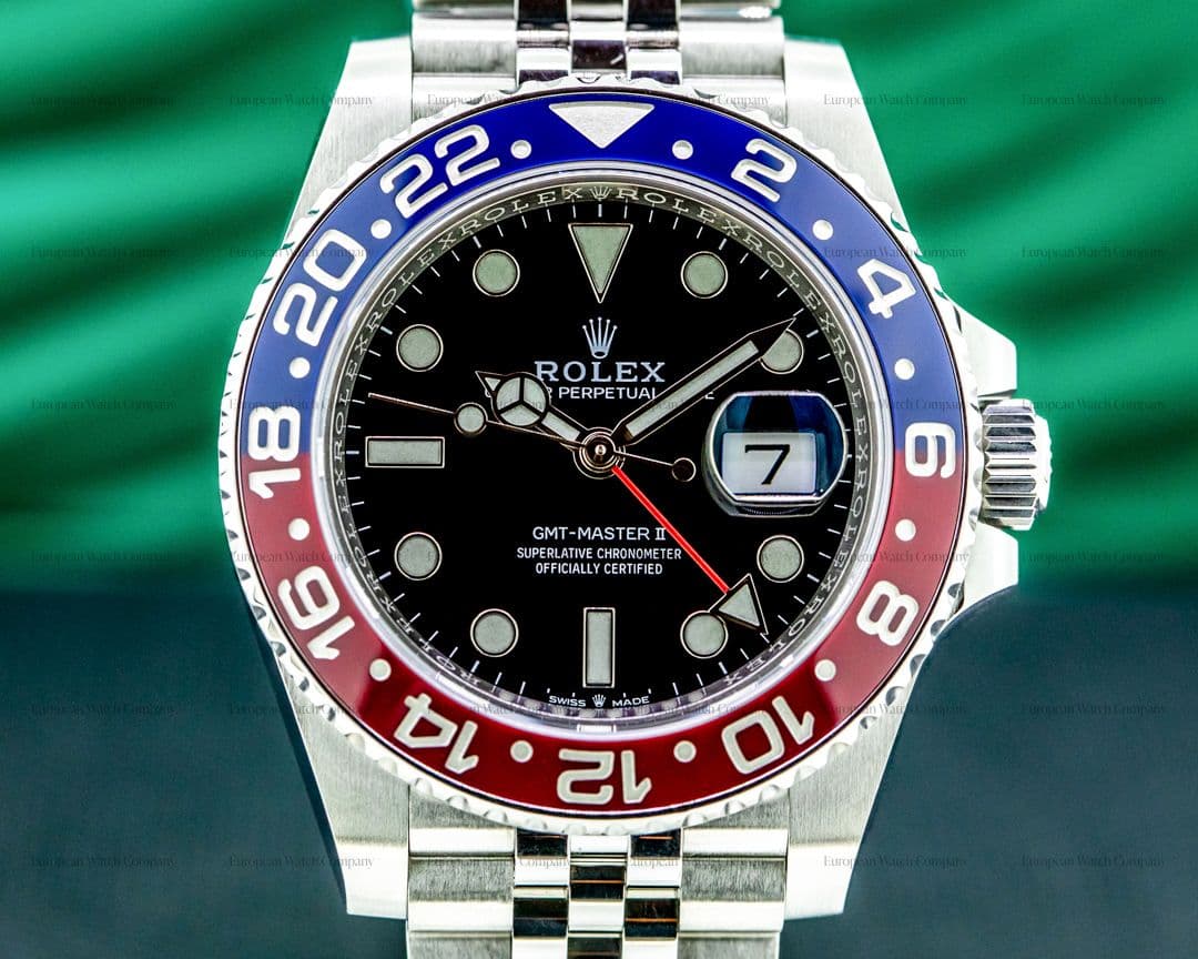 Rolex GMT Master II Ceramic 126710 "Pepsi" SS / Jubilee 