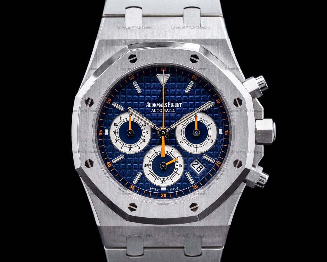 Audemars Piguet Royal Oak 26300ST Chronograph SS Blue & Orange SHARP