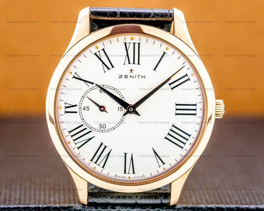 Zenith Elite Ultra Thin White Dial SS