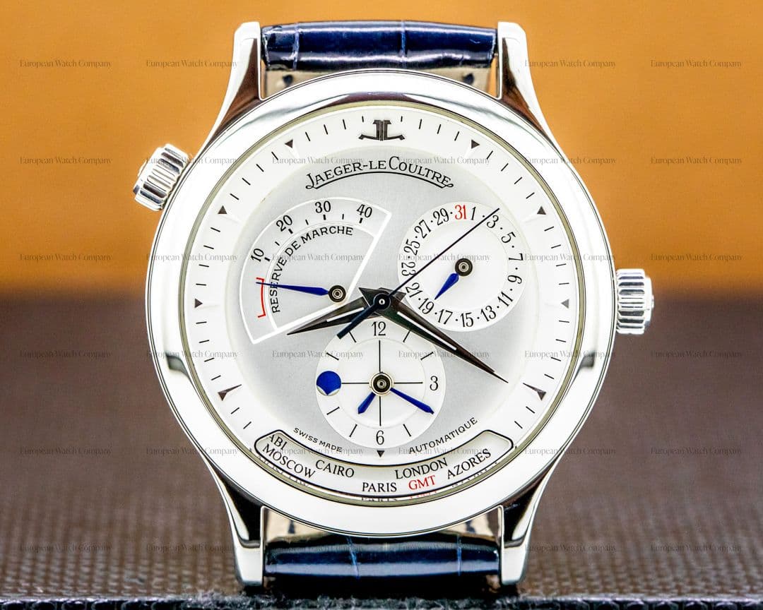 Jaeger-LeCoultre Master Geographic Steel Silver Dial / Deployant 