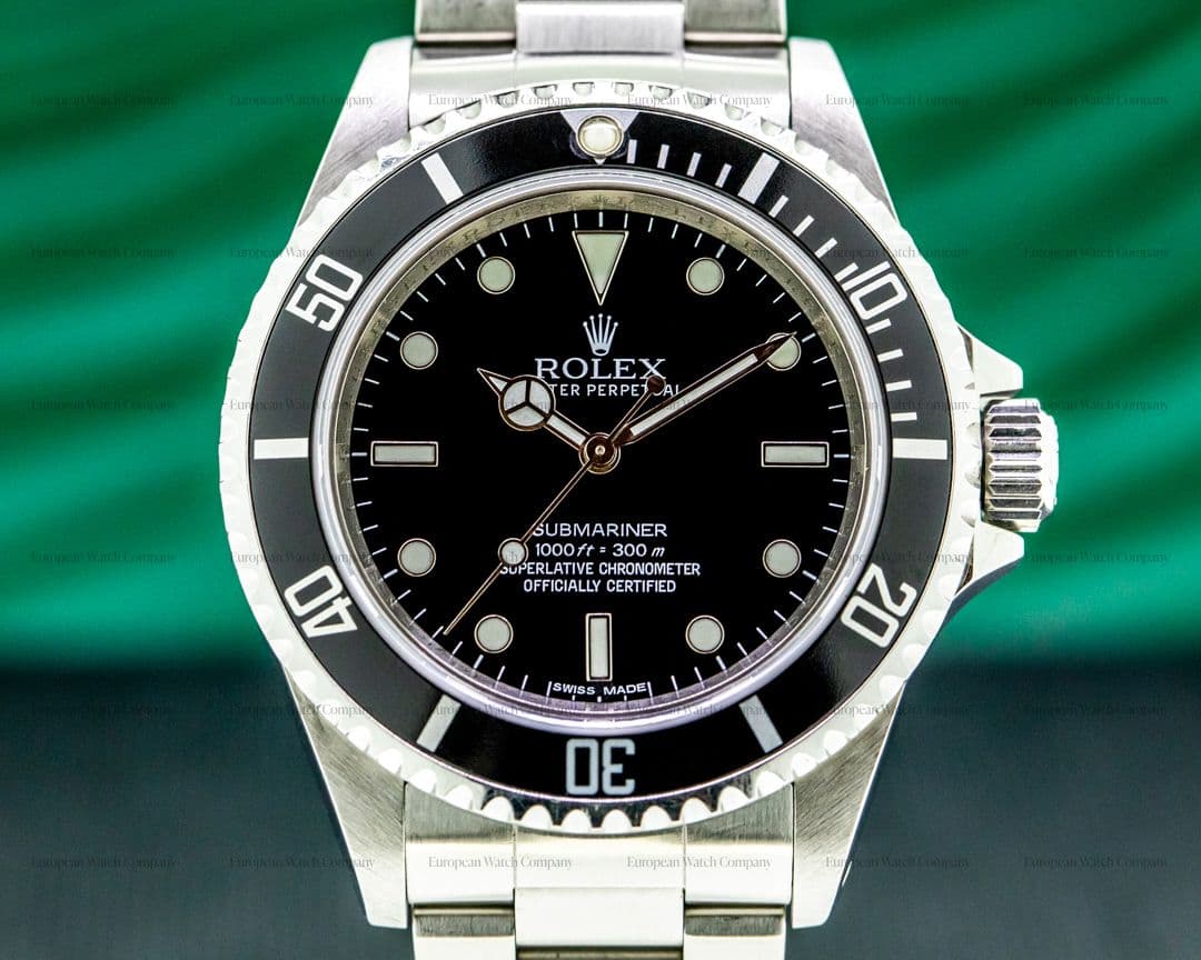 Rolex Submariner No Date SS 4 Line COMPLETE