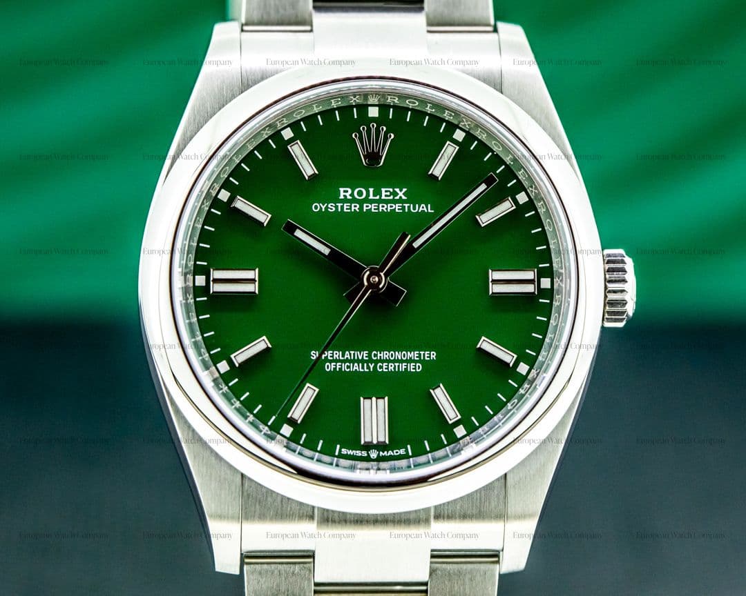 Rolex Oyster Perpetual 126000 36MM SS Green UNWORN 2021