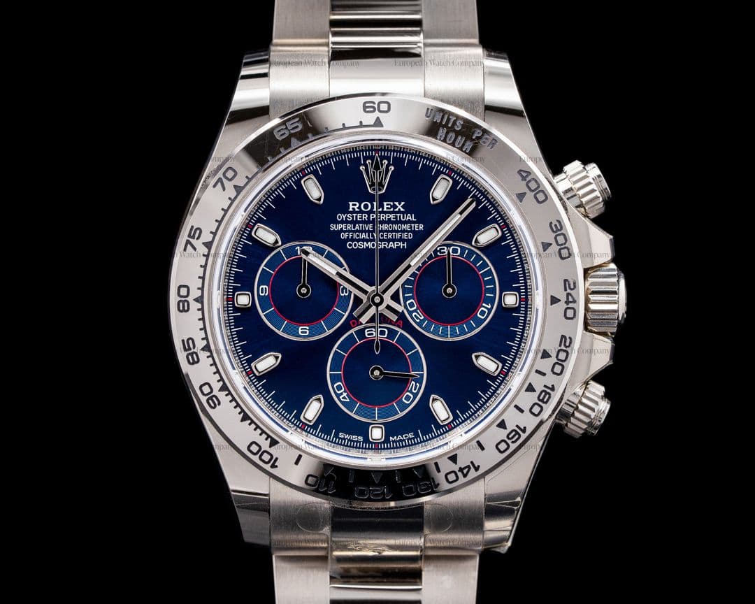 Rolex Daytona 116509 Blue Dial 18K White Gold 2019