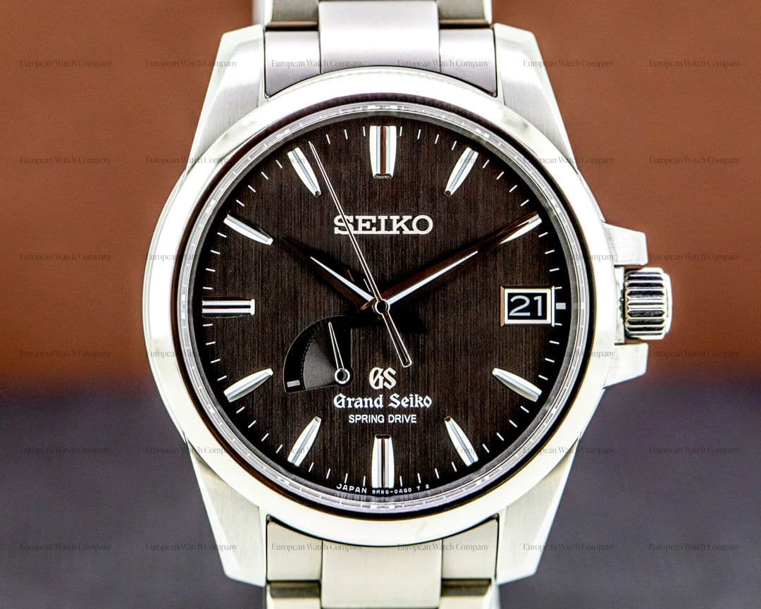 Grand Seiko Spring Drive Titanium Power Reserve Grey Dial