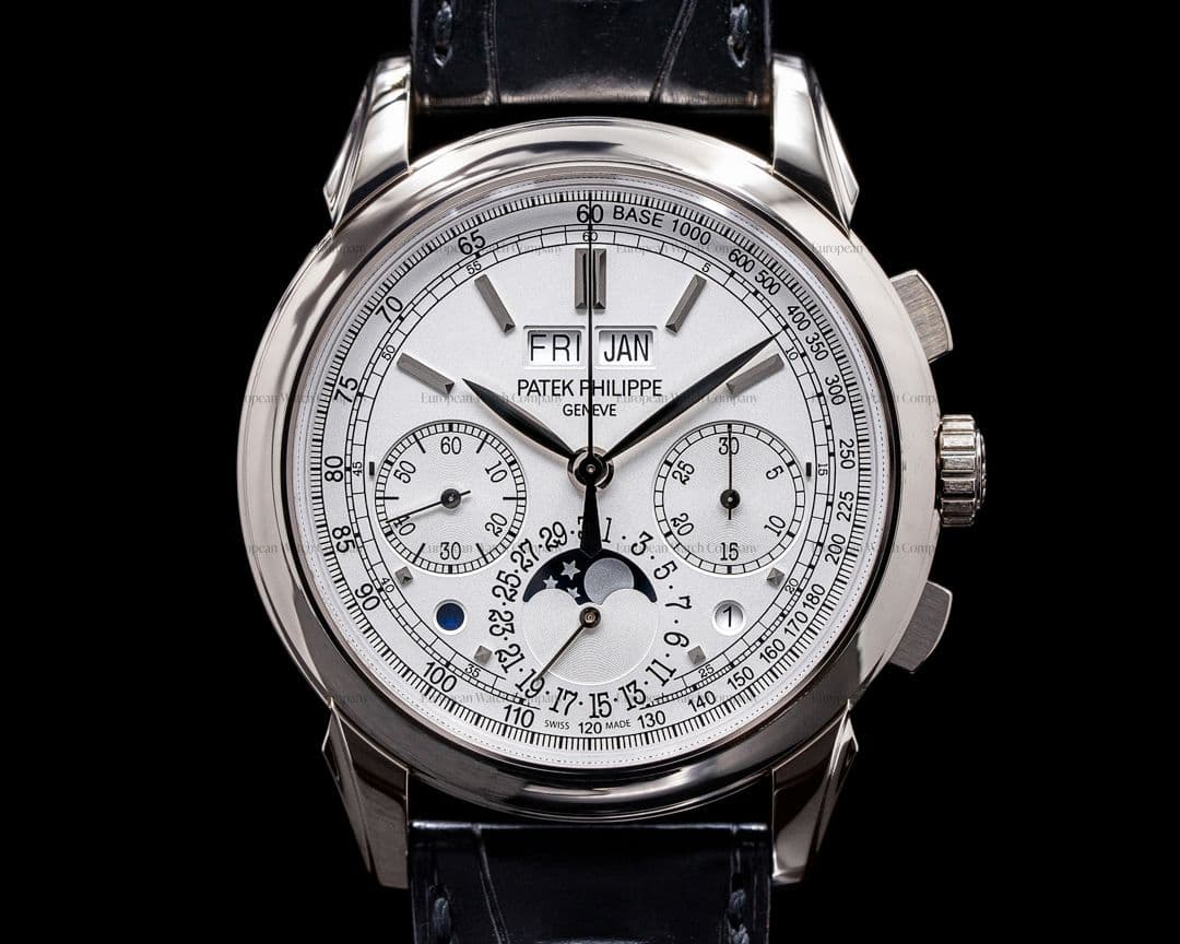 Patek Philippe Perpetual Calendar Chronograph 5270G "No Chin" White Dial FULL SET 