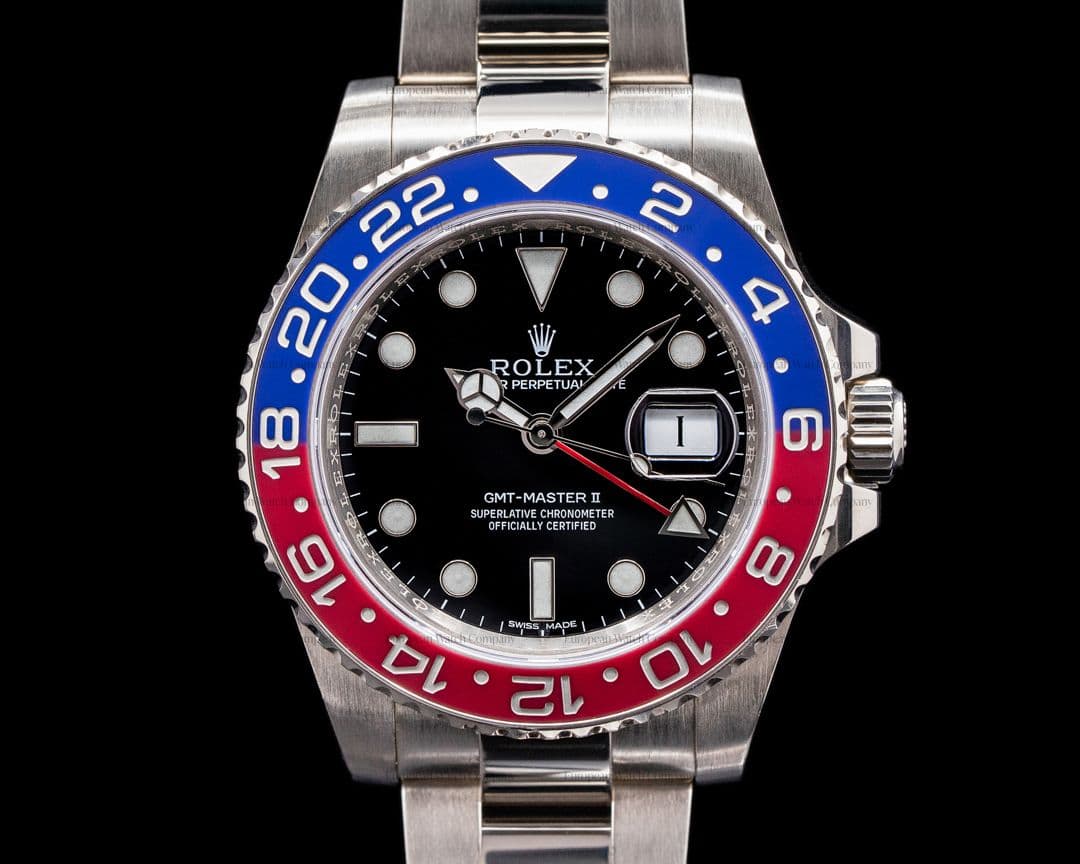 Rolex GMT Master II 116719 Blue / Red 18K White Gold 