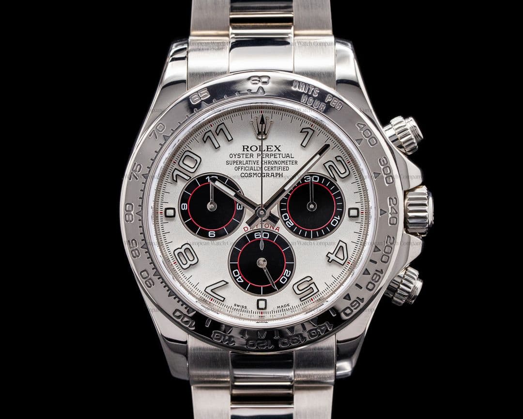 Rolex Daytona Black Arabic 18K White Gold / Panda Dial