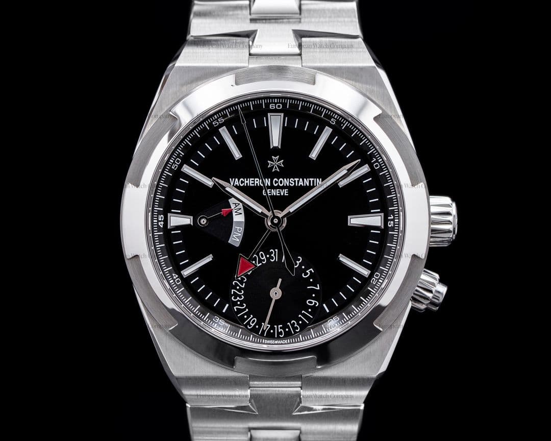 Vacheron Constantin Overseas Dual Time 7900V SS Black Lacquer Dial