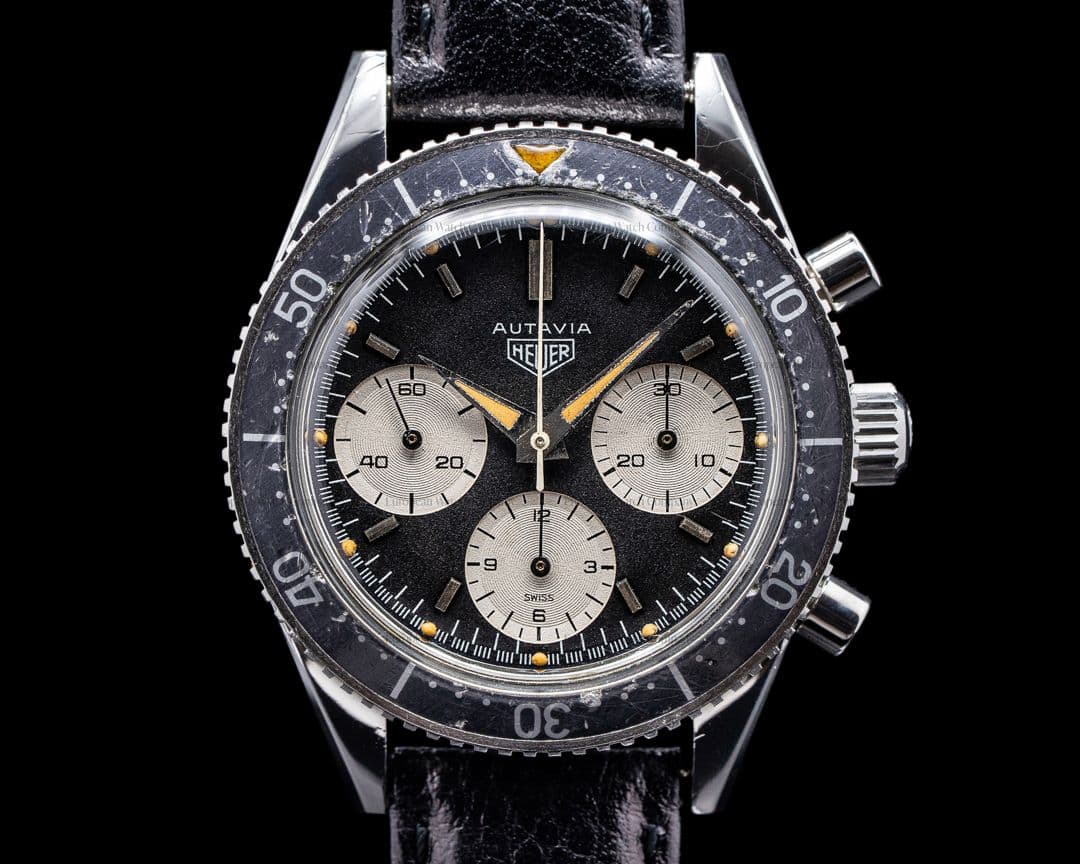 Heuer Autavia 2446 First Execution Case; Second Execution Dial NICE