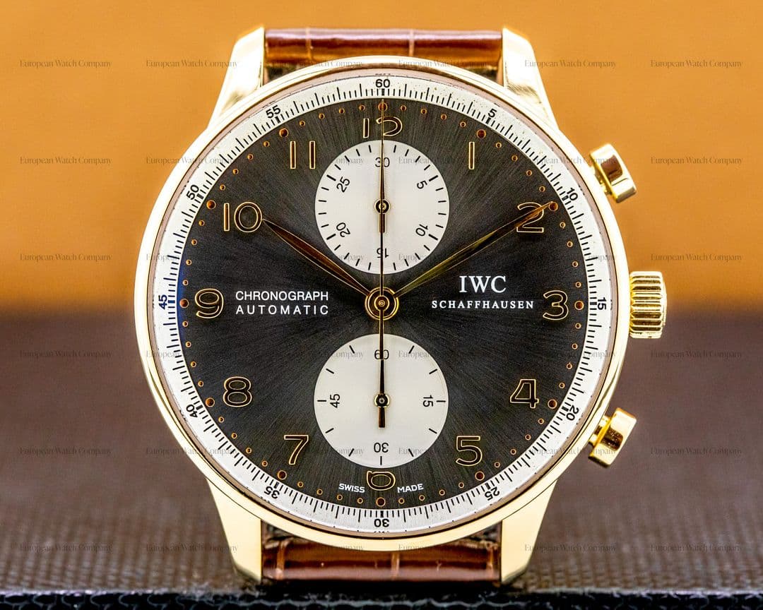 IWC Portuguese Chronograph  "JACKIE CHAN Charitable Foundation" 18k RG Limit
