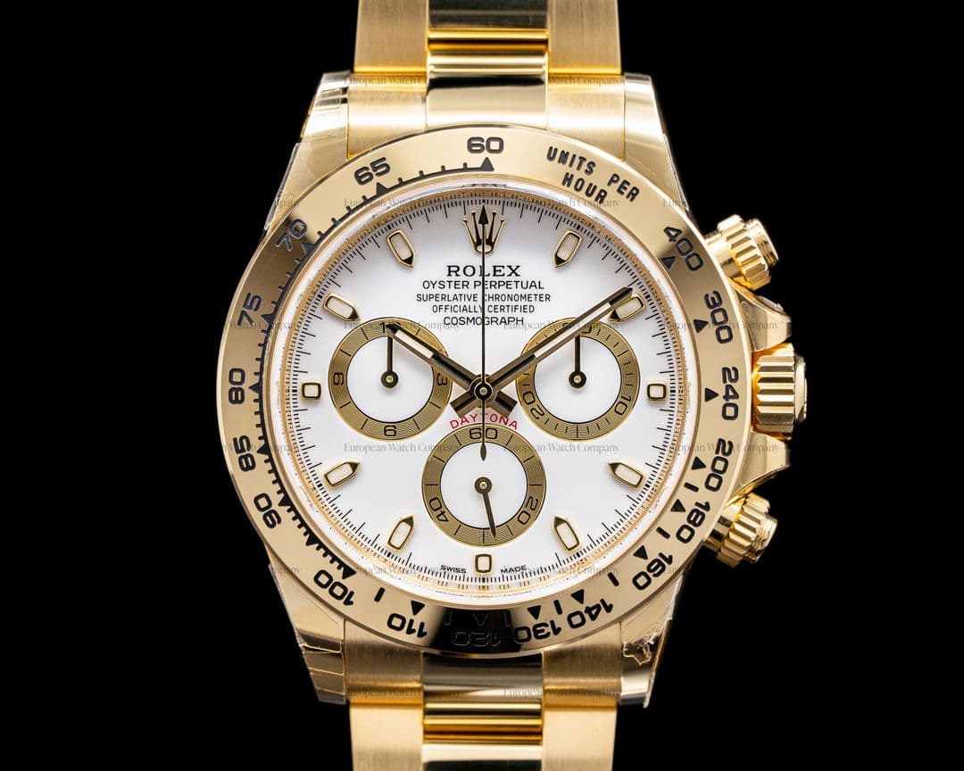 Rolex Daytona 116508 18k Yellow Gold / Bracelet White Dial UNWORN 2021