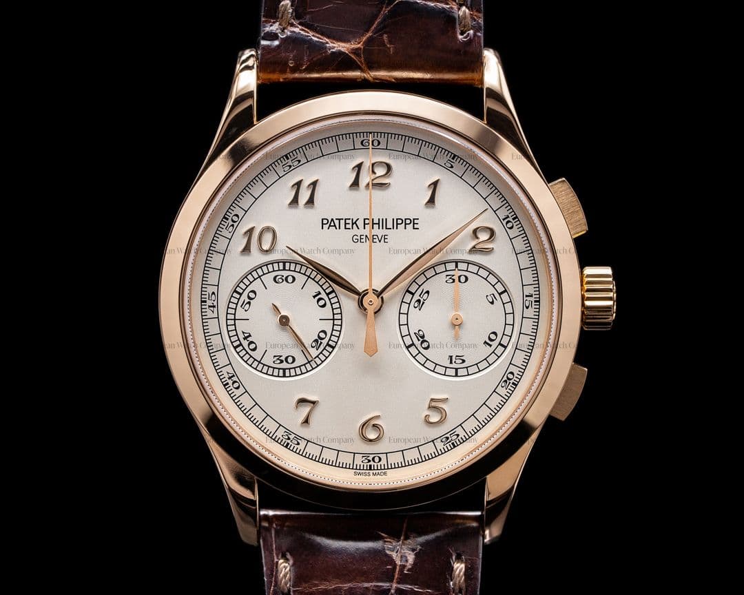 Patek Philippe Chronograph 5170 18K Rose Gold Silver Dial 