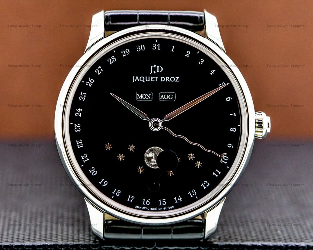 Jaquet Droz Astrale Eclipse Black Dial SS 
