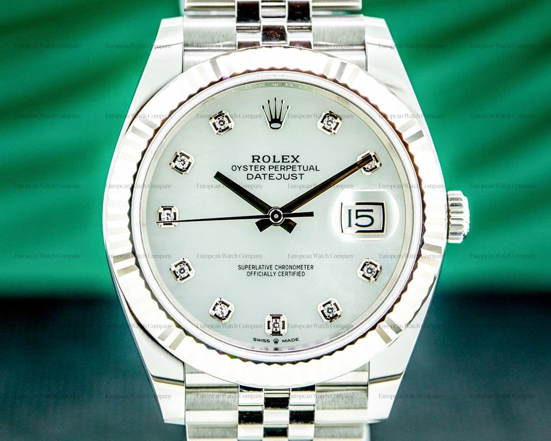 Rolex Datejust 41 Mother of Pearl Dial DIAMONDS UNWORN 