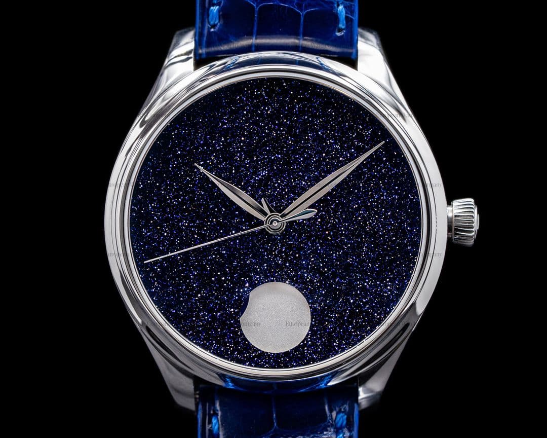 H. Moser & Cie Endeavour Perpetual Moon Concept SS Aventurine Dial LIMITED 42MM UNWORN