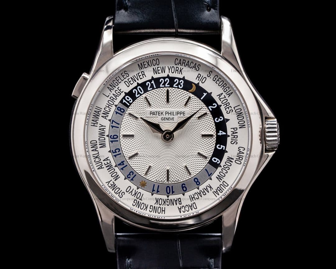 Patek Philippe World Time 5110G 18K White Gold FULL SET