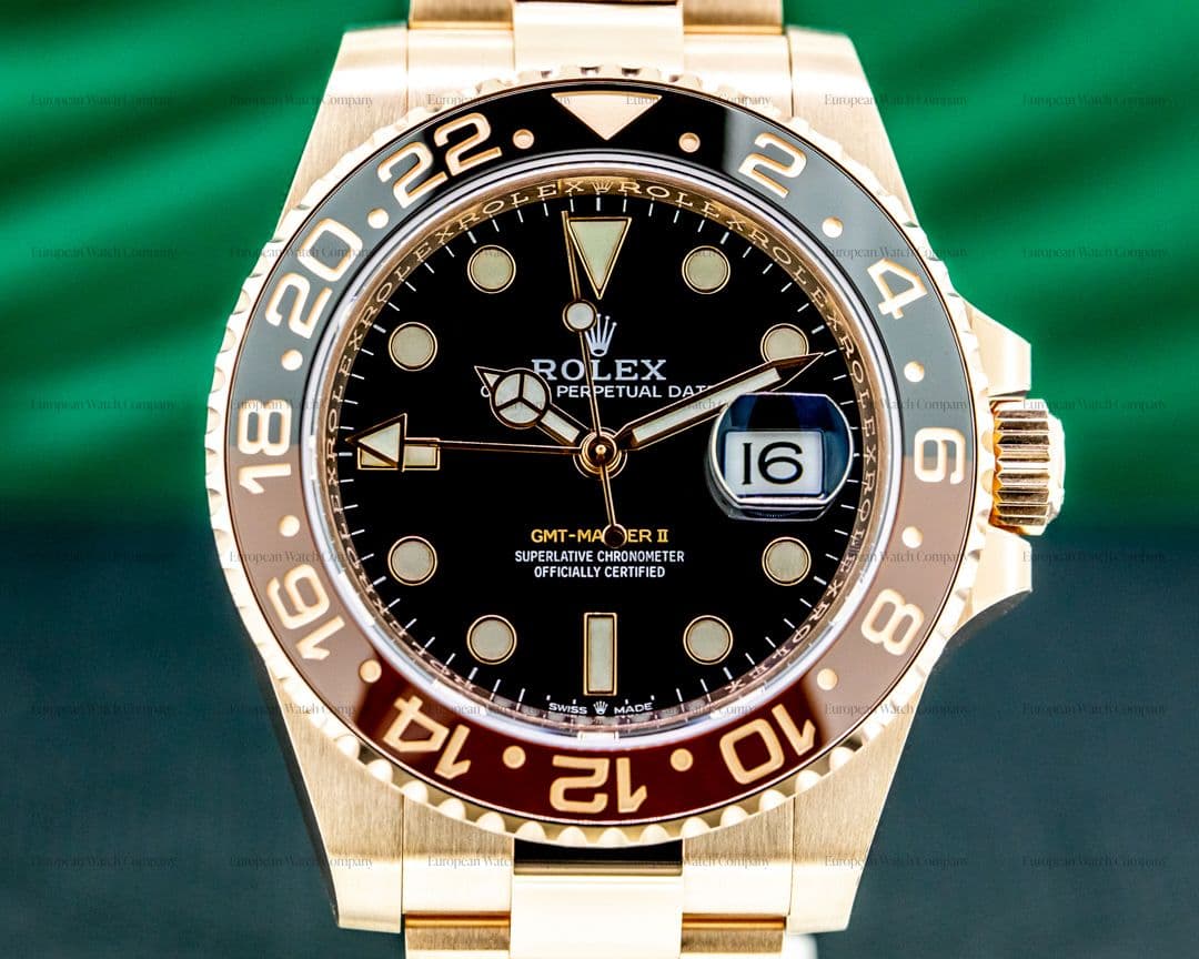 Rolex GMT Master II 126715 18K Everose Ceramic Root Beer UNWORN
