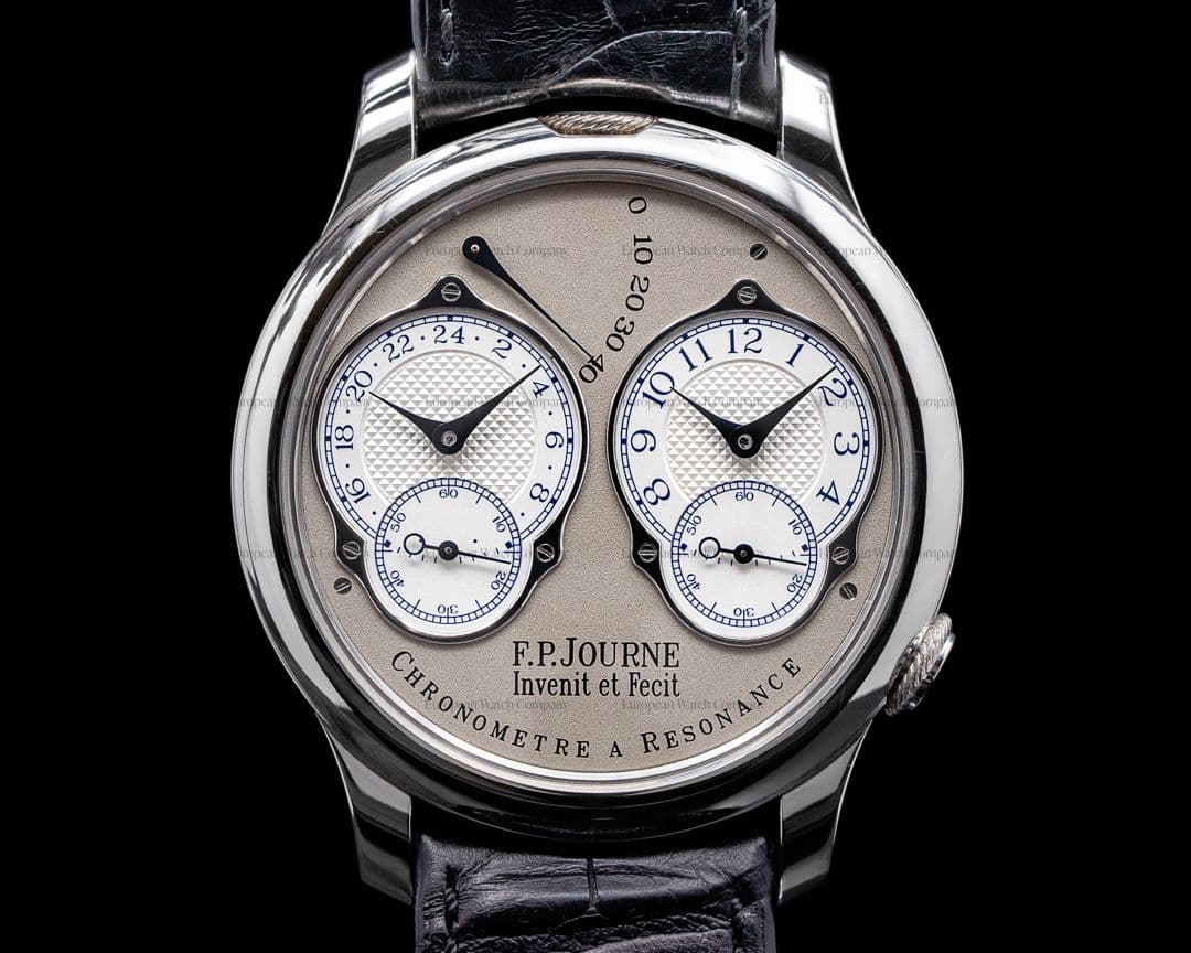 F. P. Journe Chronometre Resonance Platinum Silver Dial 40MM FINAL EDITION 