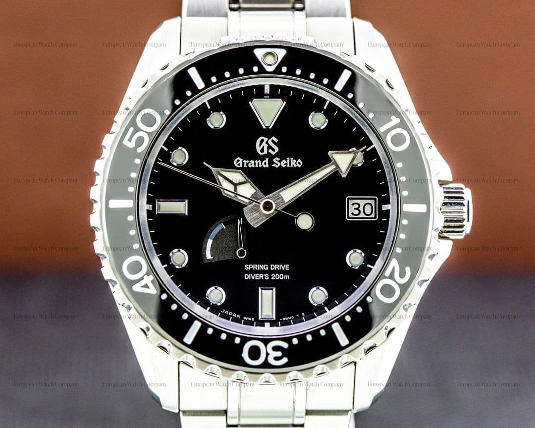 Grand Seiko Sport Collection Spring Drive Diver SS/SS Deployant Clasp