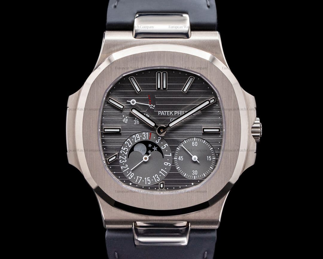 Patek Philippe Nautilus 5712G Power Reserve Moonphase 18K White Gold 2020