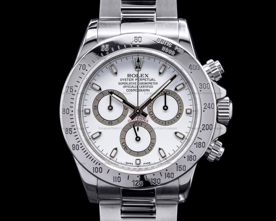Rolex Daytona 116520 White Dial SS FULL SET