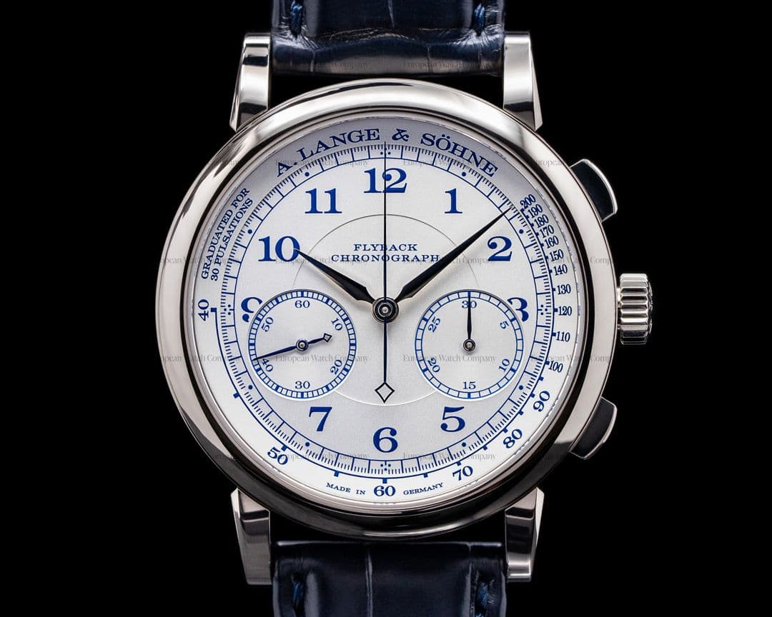 A. Lange and Sohne 1815 Chronograph 414.026 18K White Gold BOUTIQUE EDITION 