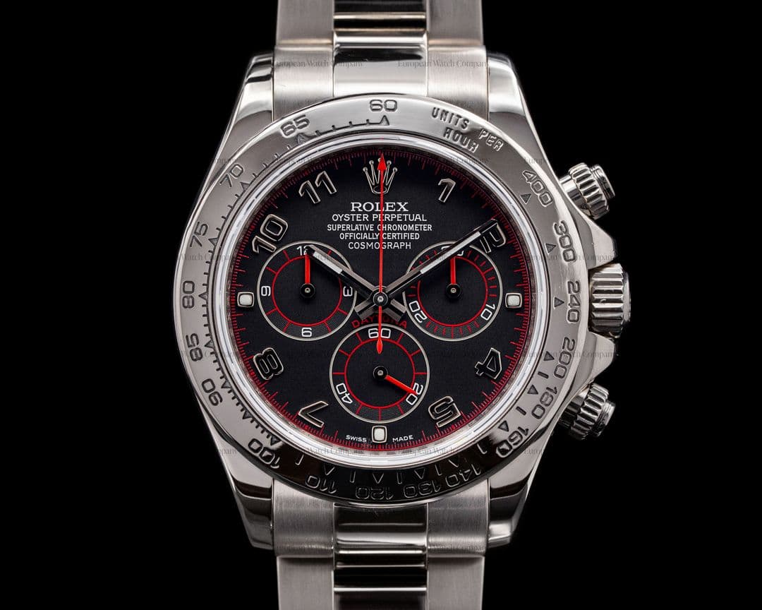 Rolex Daytona 116509 Slate Arabic Racing Dial 18K White Gold LIKE NEW