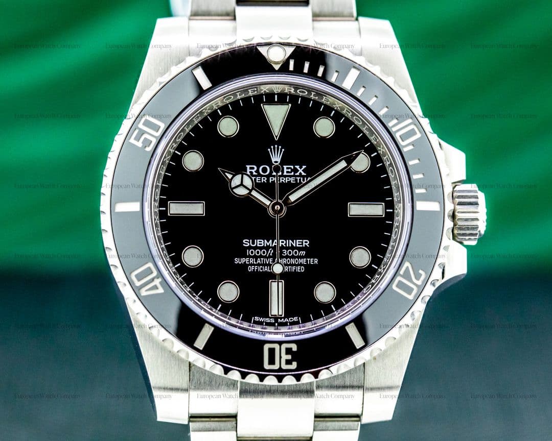 Rolex Submariner 114060 No Date Ceramic Bezel UNWORN