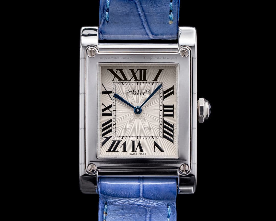 Cartier Privee Collection Tank a Vis CPCP W1539951 Platinum RARE