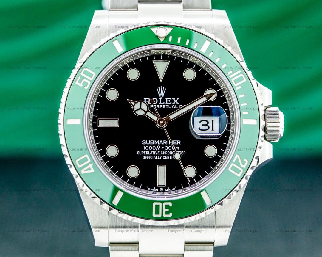Rolex Submariner Date 126610LV Kermit GREEN Ceramic Bezel 41MM 