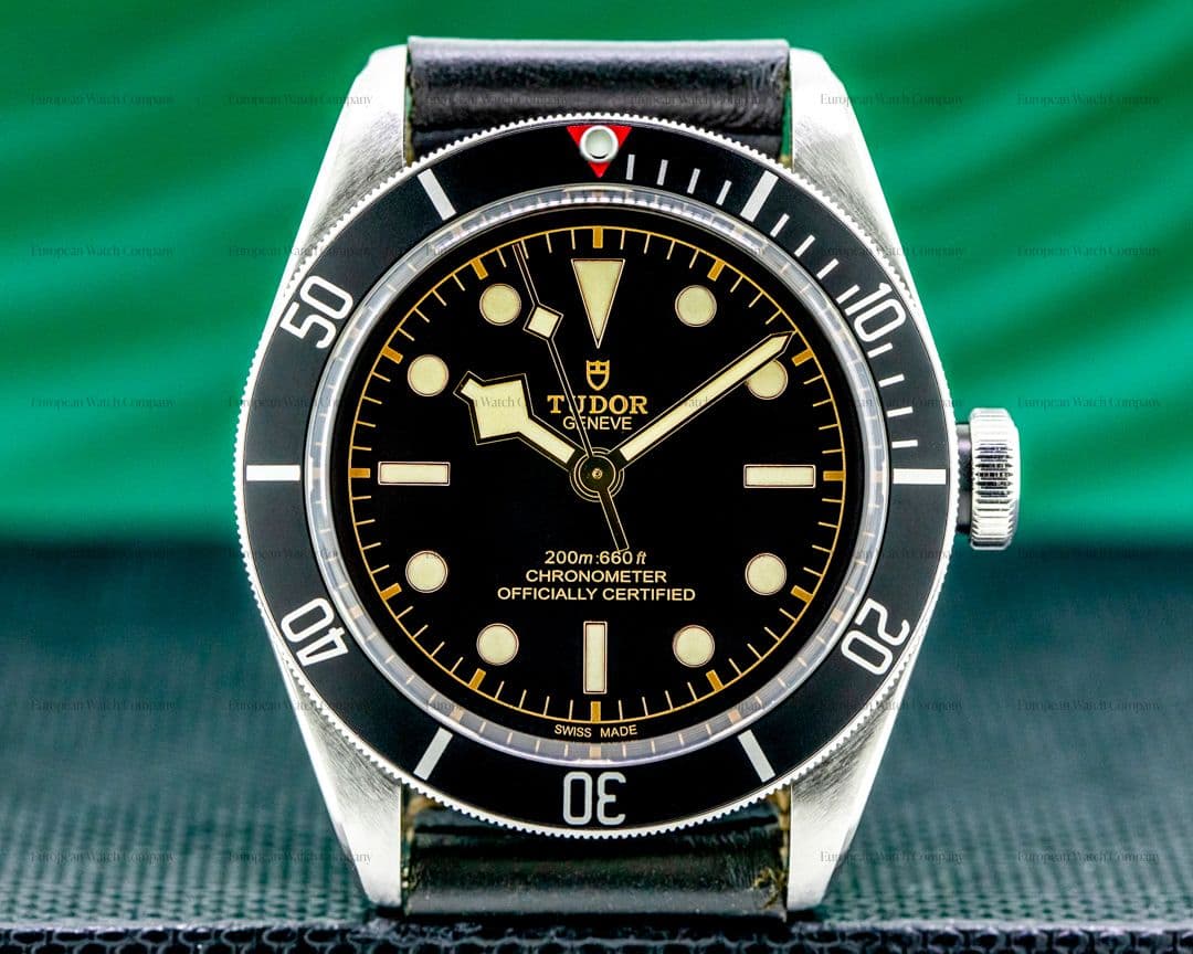 Tudor Tudor Heritage Black Bay BLACK SS / Leather 